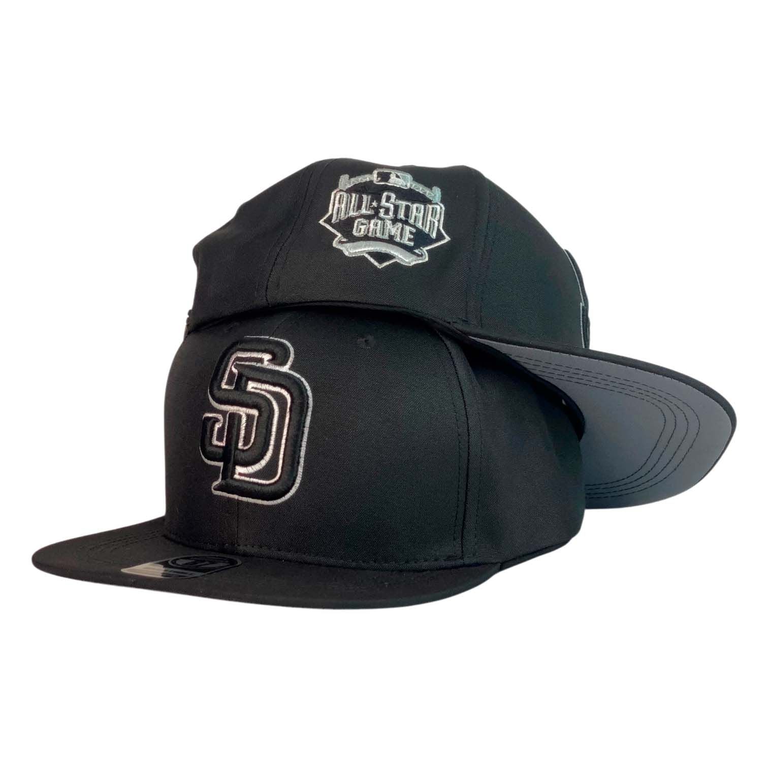 Gorra Equipos Negra con Bordado en Relieve y Visera Gris.