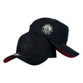 Gorra Venezuela Negra con Pedrería Frontal y Bordado Lateral Magallanes.