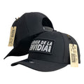 Gorra Venezuela Negra con Bordado en Relieve y Parche Frontal.