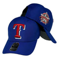 Gorra Equipos Azul con Bordado en Relieve y Parche Lateral.