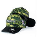 Gorra Full Caps Niño Camo con Bordado en Relieve y Estampado.