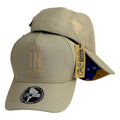 Gorra Venezuela Beige con Bordado en Relieve y Estampado Interno.