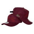 Gorra Lacoste  Vinotinto en Gamuza con Bordado en Relieve y Logo Lateral.