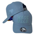 Gorra Venezuela Azul con Bordado en Relieve y Estampado Interno.