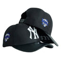 Gorra Equipos Negra en Cuero con Bordado en Relieve y Parche Lateral.