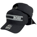 Gorra Hugo Boss Negra con Bordado en Relieve y Cierre Ajustable.