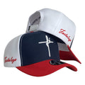 Gorra FE Tricolor con Bordado en Relieve y Bordado Lateral.