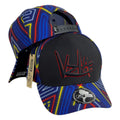 Gorra Venezuela Negra con Estampado Neón y Bordado en Relieve.
