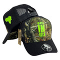 Gorra Venezuela Camo con Malla Negra y Estampado Neón.