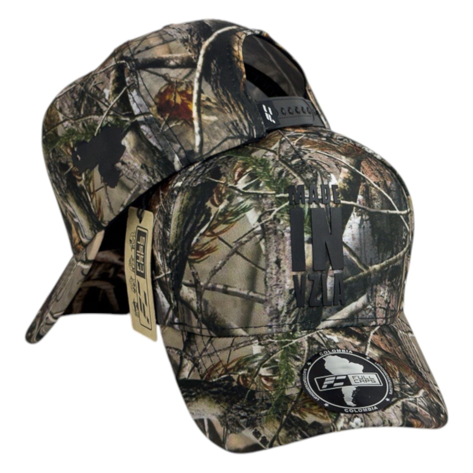 Gorra Venezuela Camo con Estampado y Cierre Ajustable.