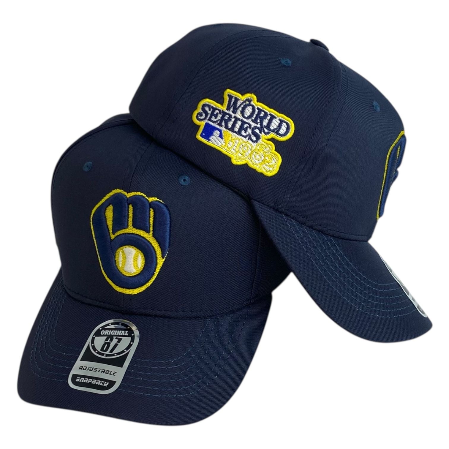 Gorra Equipos Azul con Bordado en Relieve y Bordado de Alta Densidad.