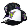Gorra Westcol Blanca y Negra con Bordado en Relieve y Parche de Alien.