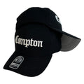Gorra Equipos Negra con Bordado en Relieve y Visera Gris.