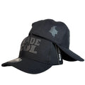 Gorra Colombia Negra con Estampado y Bordado en Relieve.