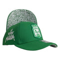 Gorra Equipos Verde con Bordado en Relieve y Estampado en Visera.