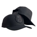 Gorra Barcelona Negra con Bordado en Relieve y Bordado Lateral.