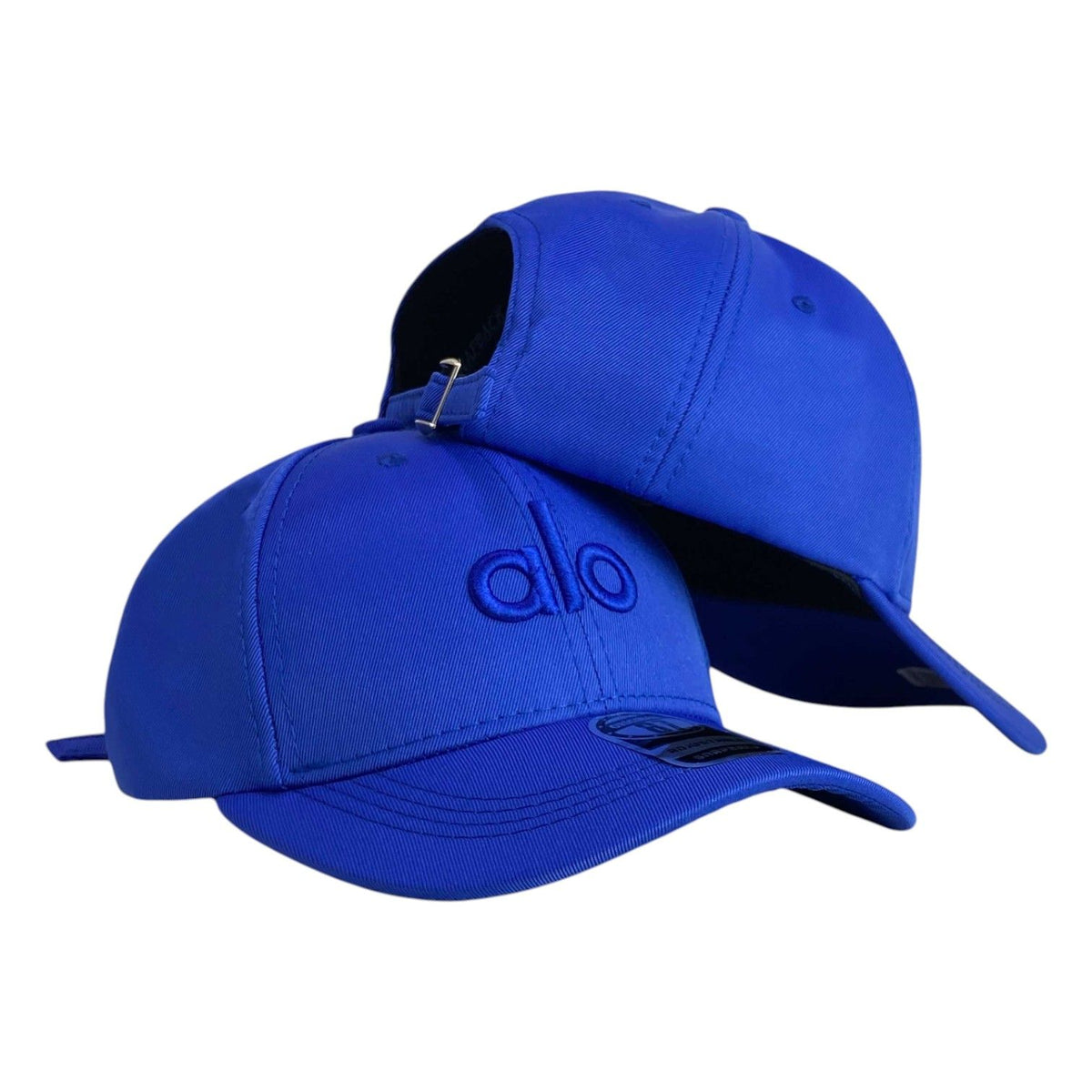 Gorra Alo Azul con Bordado en Relieve y Cierre Metálico.