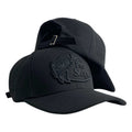 Gorra Top Quality Negra con Bordado en Relieve y Cierre Metálico.