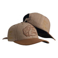 Gorra Top Quality Marrón con Bordado en Relieve y Visera Miel.