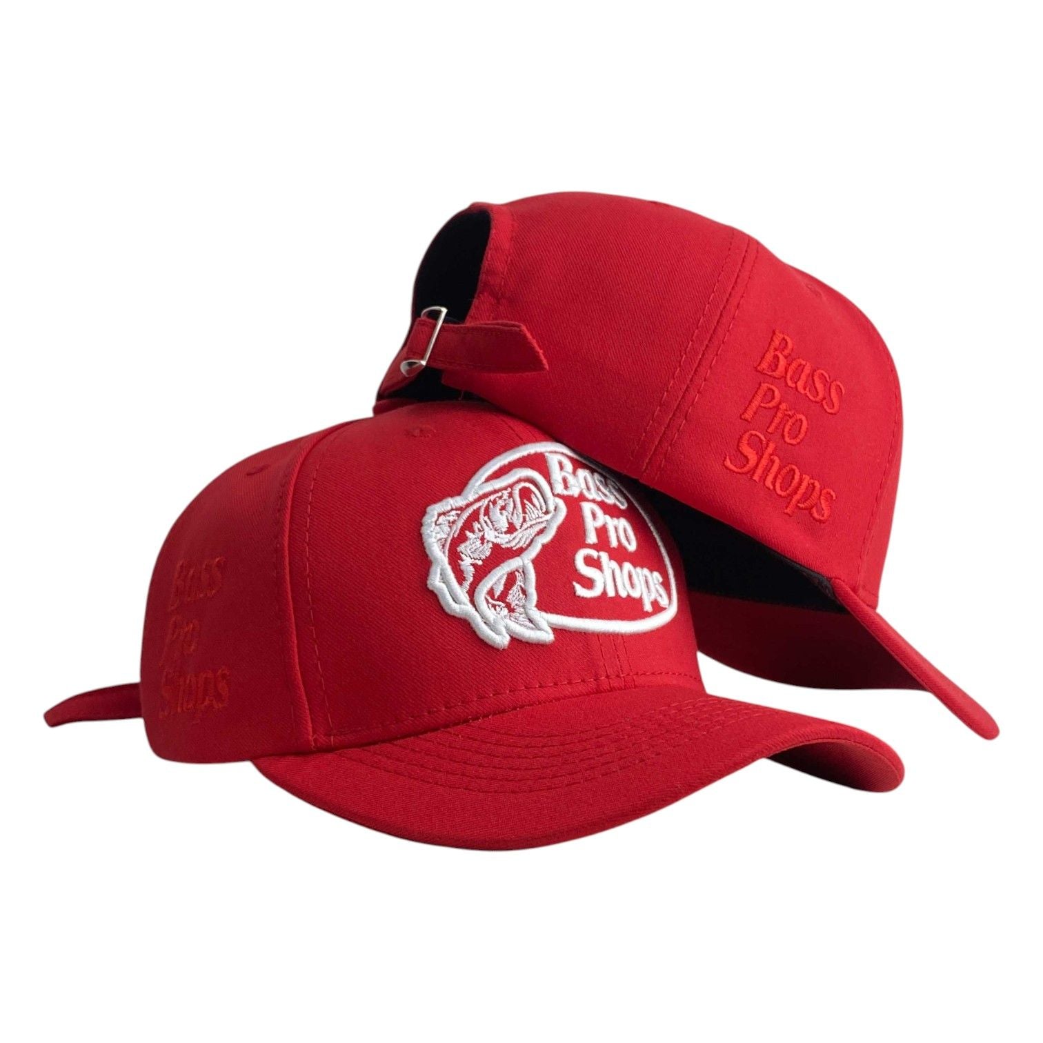 Gorra Top Quality Roja con Bordado en Relieve y Cierre Metálico.