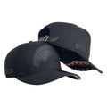 Gorra Sprayground Negra con Parche de Tiburón y Estampado en Visera.