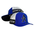 Gorra Venezuela Azul con paneles perforados y bordado en relieve.