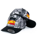 Gorra COMICS Gris con Estampado de Cómic y Bordado en Relieve.