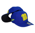 Gorra Venezuela Azul con Bordado en Relieve y Bordado Lateral.