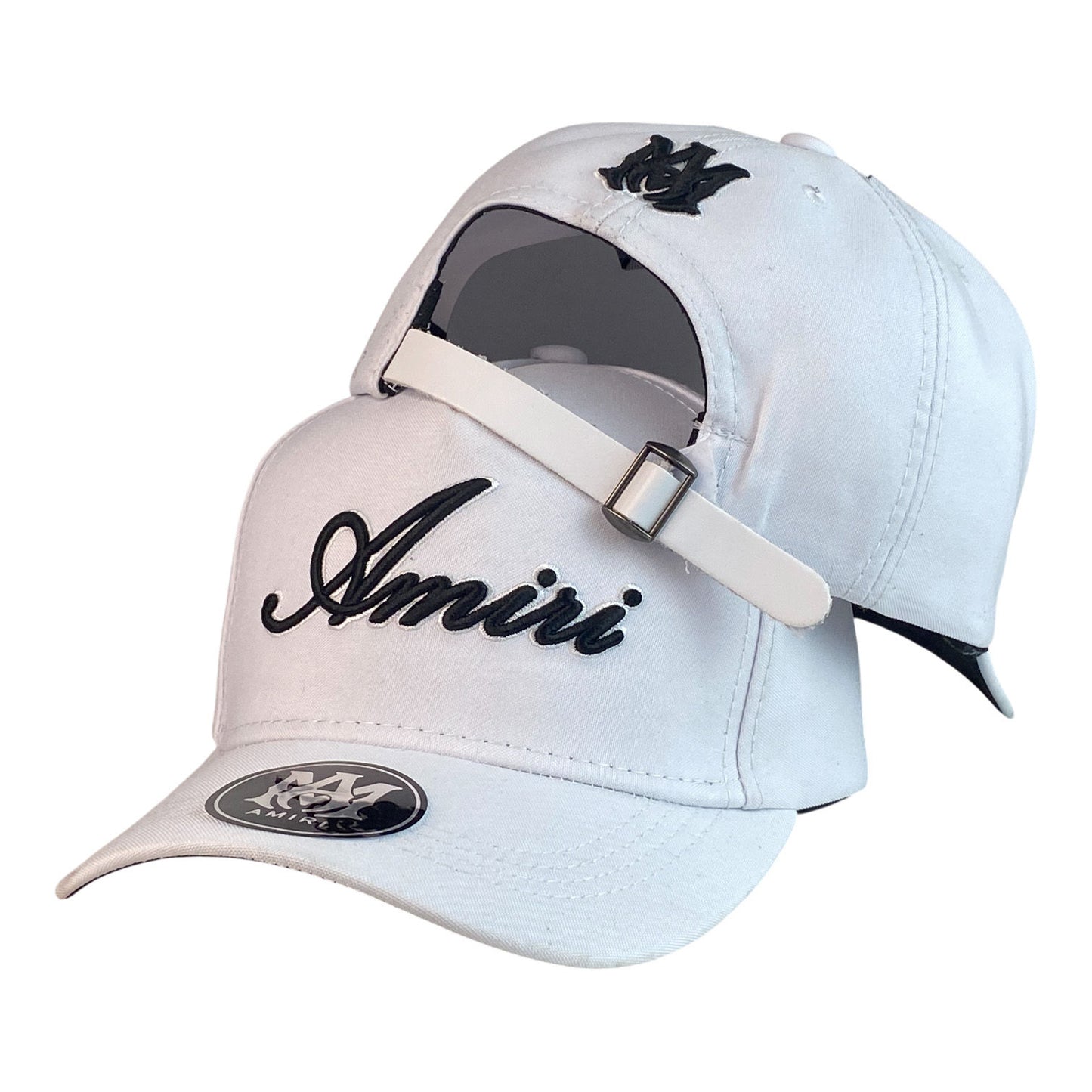 Gorra Amiri Blanca con Bordado en Alto Relieve y bordado trasero.