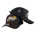 Gorra Elorza Marrón con Bordado en Relieve y Parche de Arpa.