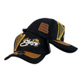 Gorra Elorza Negra con Visera Miel y Bordado en Relieve.