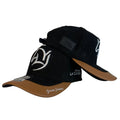 Gorra Yeison Jimenez Negra con Visera Miel y Bordado en Relieve.