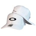 Gorra Oakley Blanca con Bordado en Relieve y Logo Frontal.