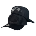 Gorra Von Dutch Negra con Malla Negra y Bordado en Relieve.