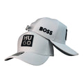 Gorra Hugo Boss Blanca con Bordado en Relieve y Parche Frontal.