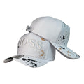 Gorra Hugo Boss Blanca con Bordado en Relieve y Estampado.