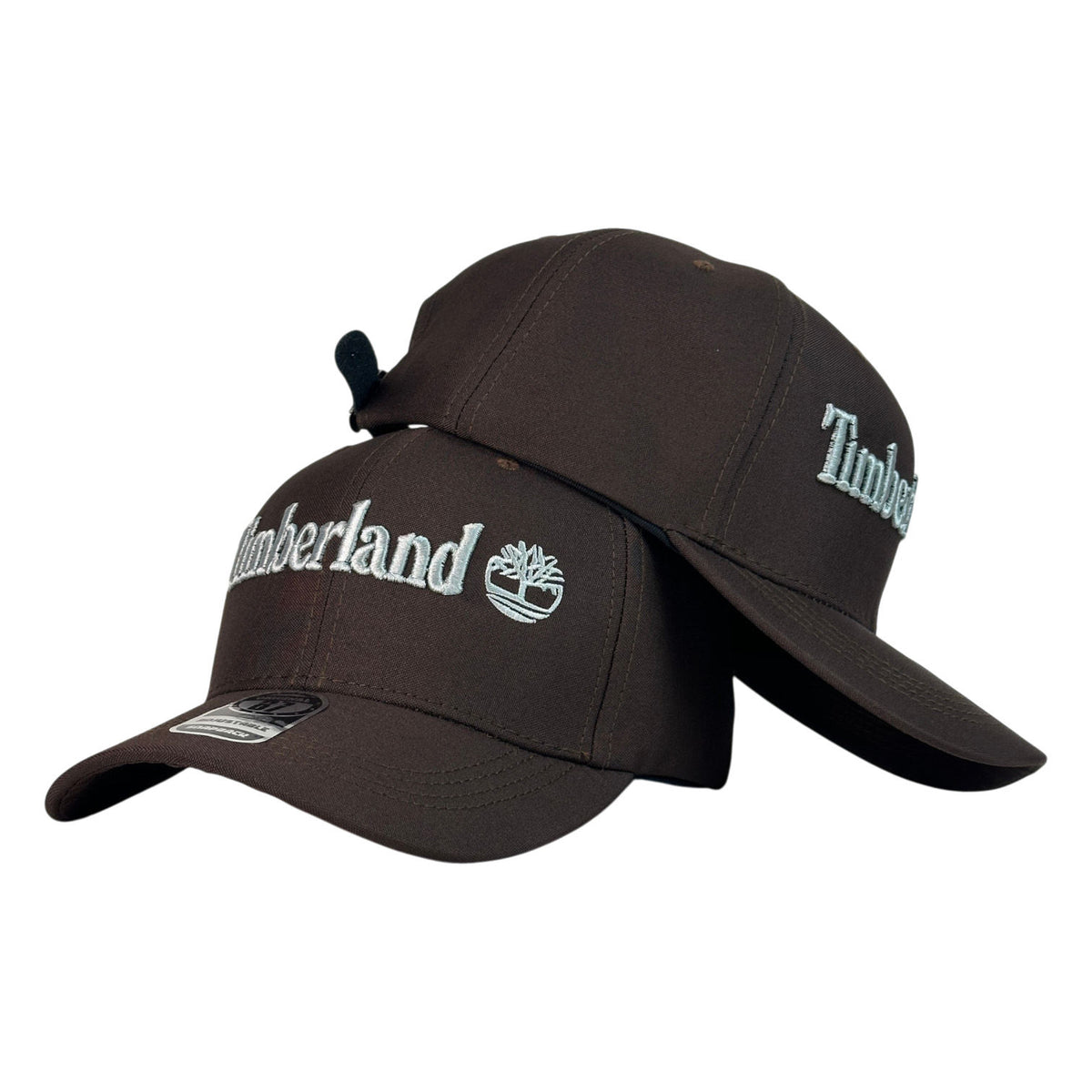 Gorra Timberland Marrón con Bordado en Relieve y Bordado Lateral.