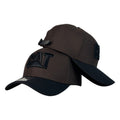 Gorra Caterpillar Marrón con Bordado en Relieve y Cierre de Cuero.
