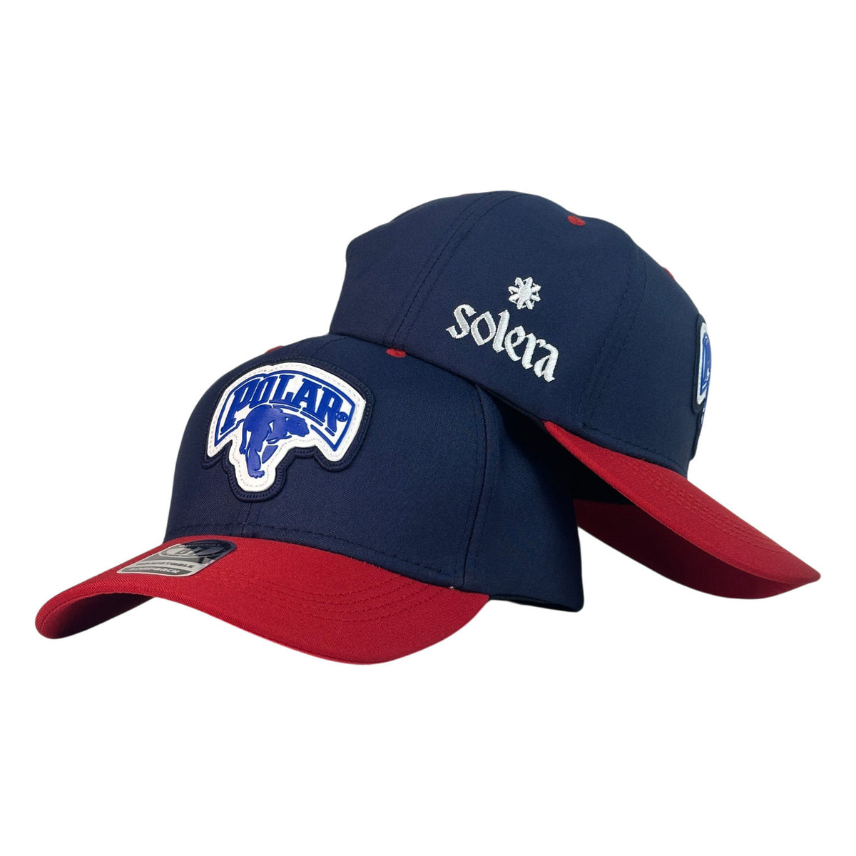 Gorra Venezuela Azul con Visera Roja y Bordado de Alta Densidad.