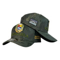 Gorra Venezuela Camo con Escudo Metálico y Bordado en Relieve.