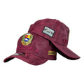 Gorra Venezuela Vinotinto con Escudo Metálico y Bordado en Relieve.