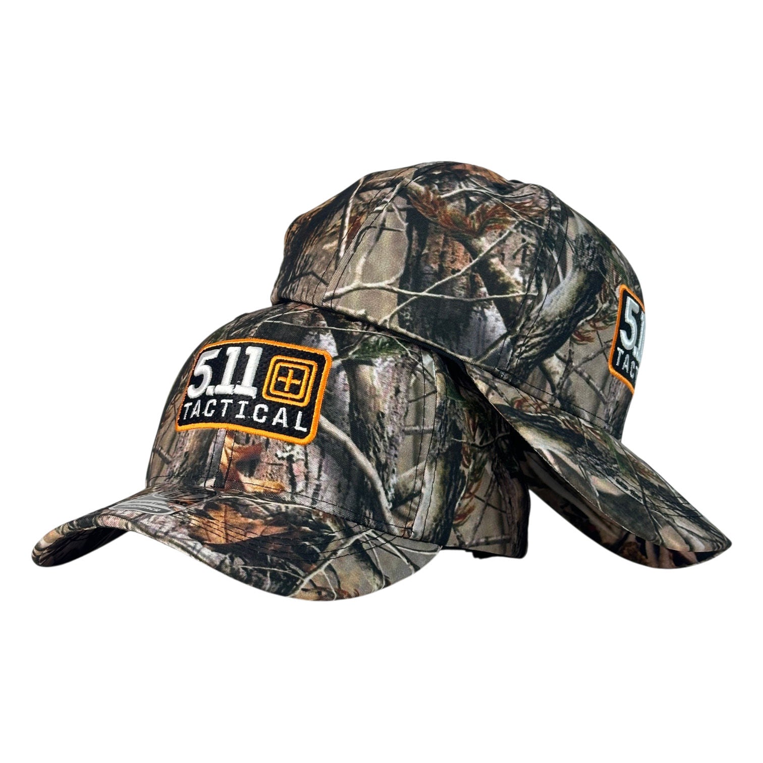 Gorra 5.11 Camo con Bordado en Relieve y Parche Frontal.