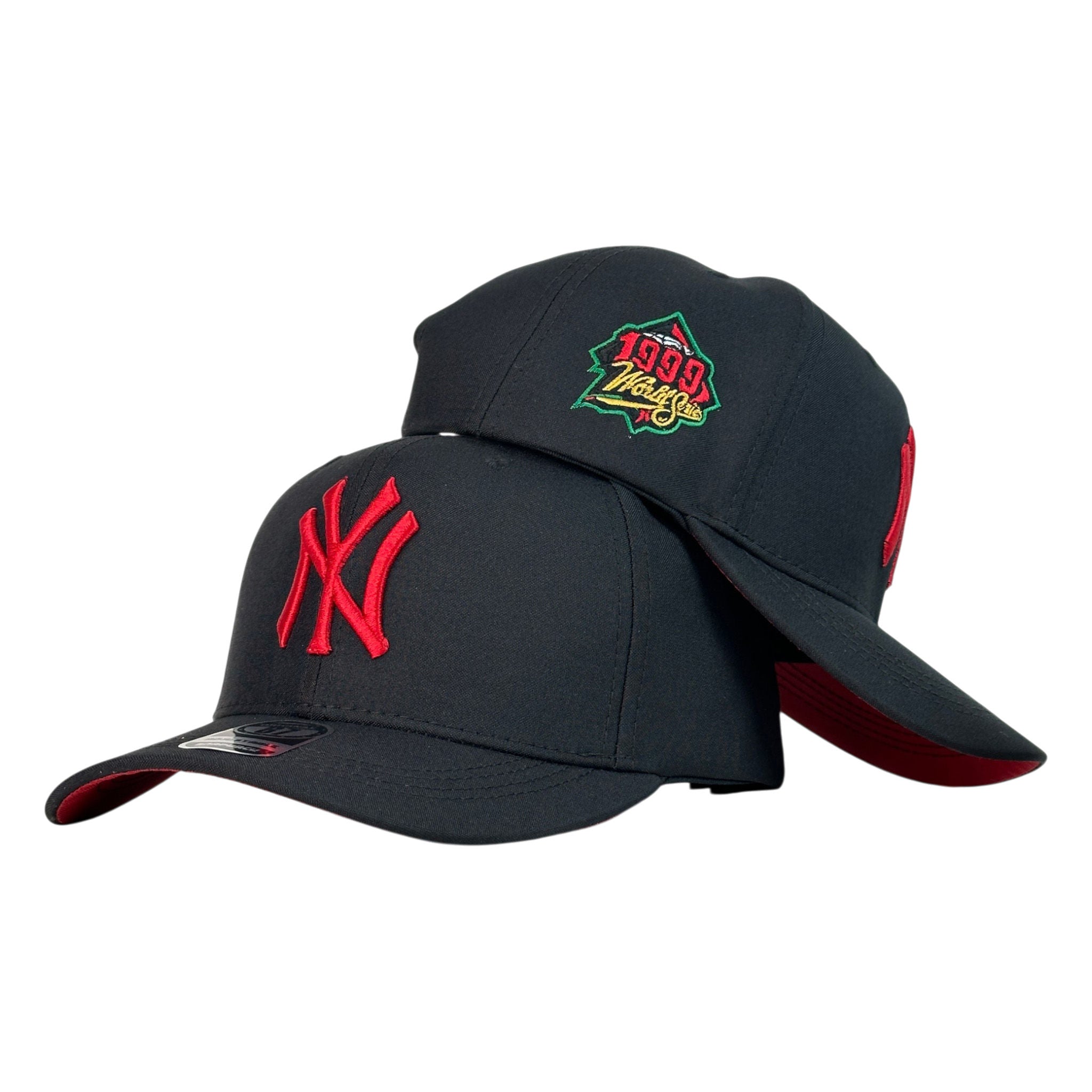 Gorra Equipos Negra con Bordado en Relieve y Parche Conmemorativo.
