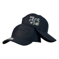 Gorra Equipos Negra con Bordado de Alta Densidad y Estampado Japonés.