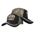 Gorra Ariat Marrón con bordado en relieve y malla beige.