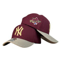 Gorra Equipos Vinotinto con Bordado en Relieve y Visera Gris.