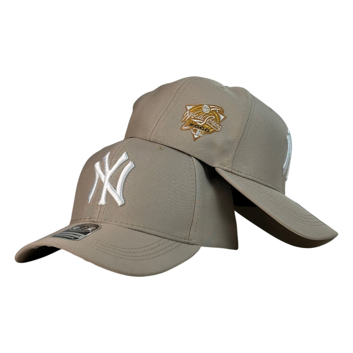 Gorra Equipos Beige con Bordado en Relieve y Parche Conmemorativo.
