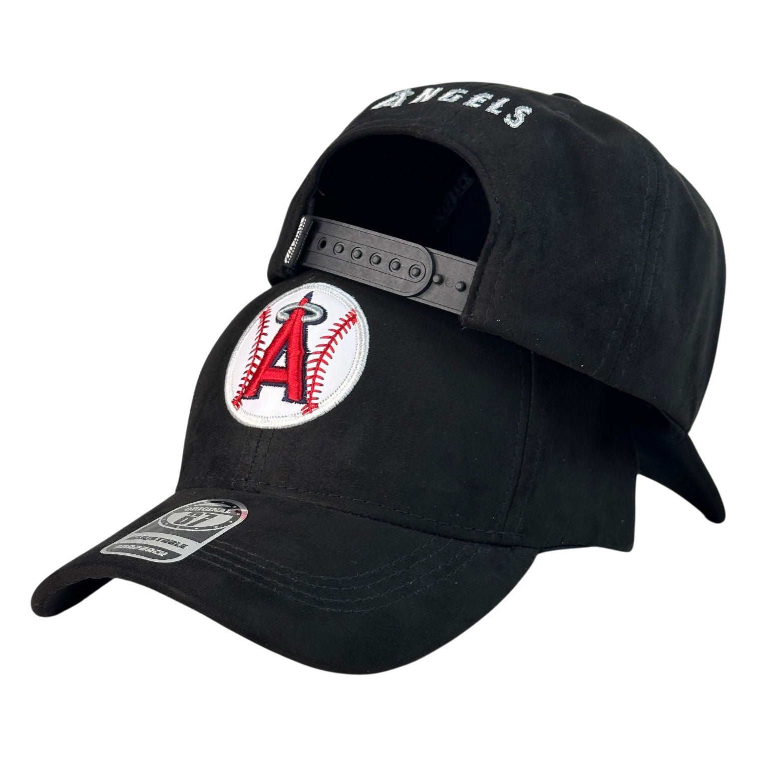 Gorra Equipos Negra con Bordado en Relieve y Cierre Snapback.