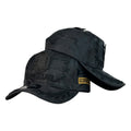 Gorra Venezuela Negra con Escudo Frontal y Bordado Lateral Dorado.