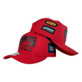 Gorra KTM Roja con Estampado y Parches de Patrocinadores.